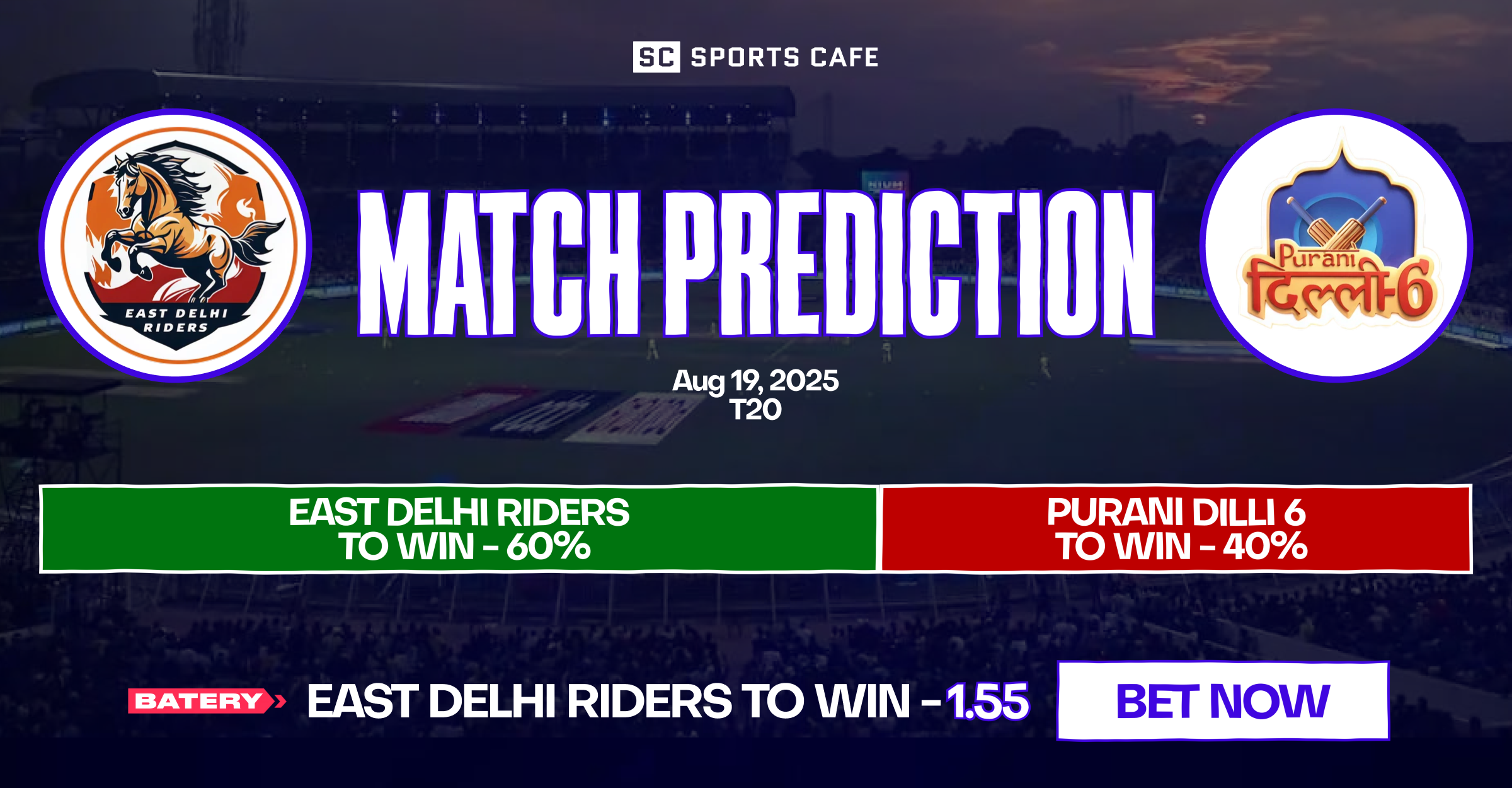 East Delhi Riders vs Purani Dilli 6